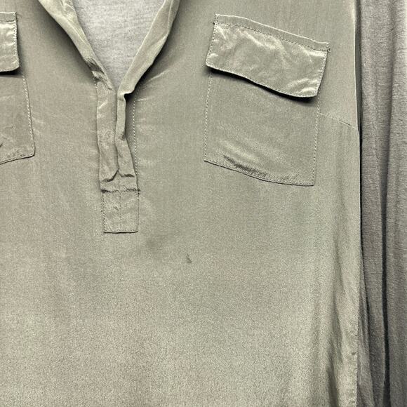 Babaton Silk Top womens XXS Relaxed Workwear Office Career Quiet Luxury Flaw - Picture 14 of 14